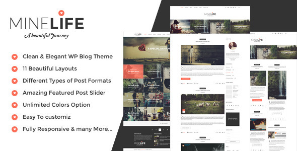 MineLife Preview Wordpress Theme - Rating, Reviews, Preview, Demo & Download