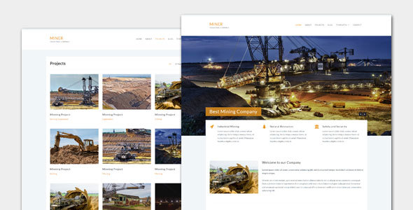 Miner Preview Wordpress Theme - Rating, Reviews, Preview, Demo & Download