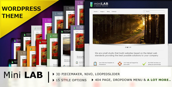 Mini Lab Preview Wordpress Theme - Rating, Reviews, Preview, Demo & Download