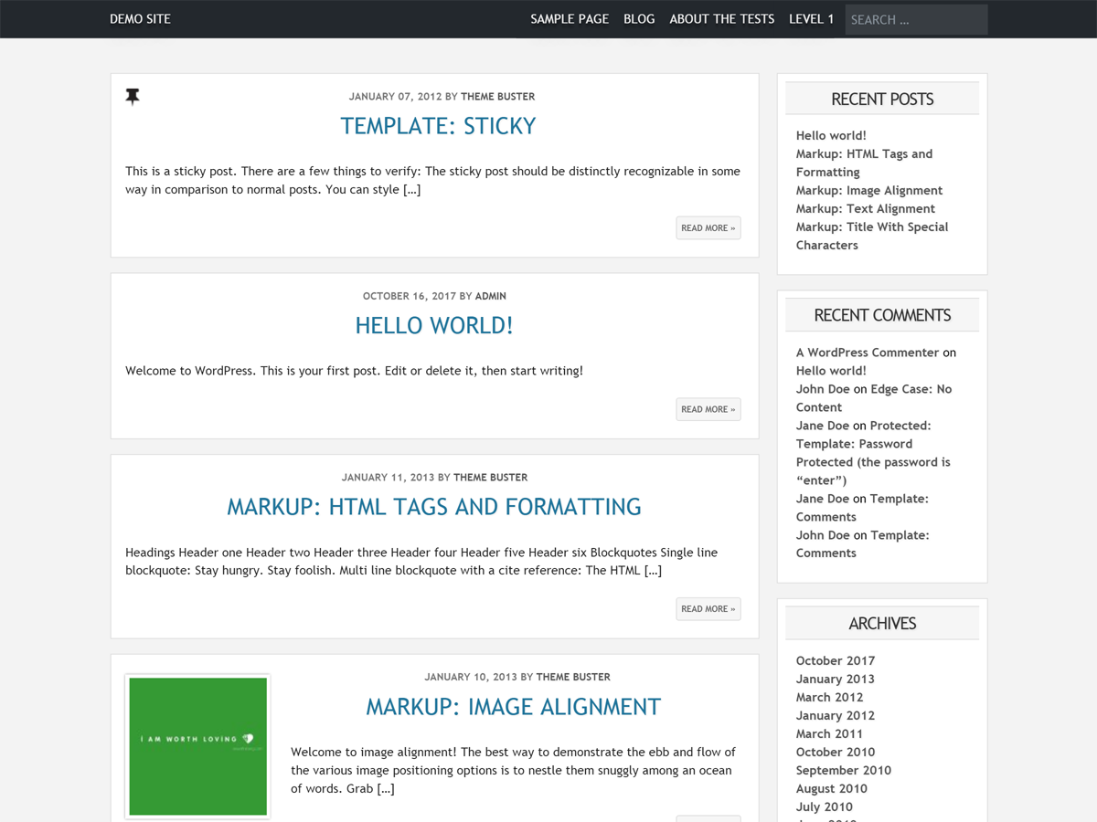 Minilog Preview Wordpress Theme - Rating, Reviews, Preview, Demo & Download