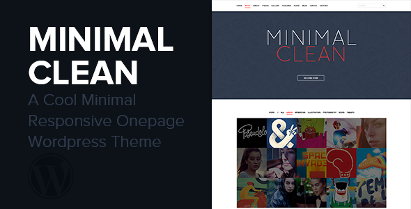 Minimal Clean Preview Wordpress Theme - Rating, Reviews, Preview, Demo & Download