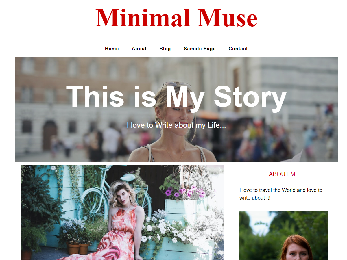 Minimal Muse Preview Wordpress Theme - Rating, Reviews, Preview, Demo & Download