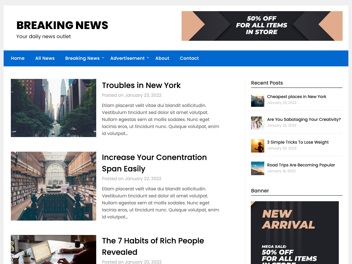 Minimalist Newspaper Preview Wordpress Theme - Rating, Reviews, Preview, Demo & Download