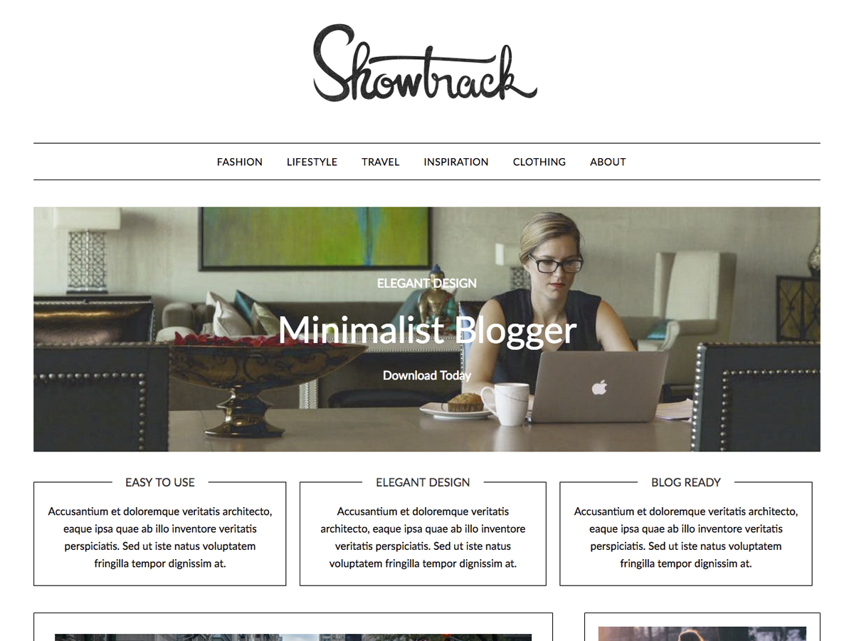 MinimalistBlogger Preview Wordpress Theme - Rating, Reviews, Preview, Demo & Download
