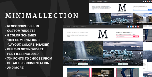 Minimallection Preview Wordpress Theme - Rating, Reviews, Preview, Demo & Download