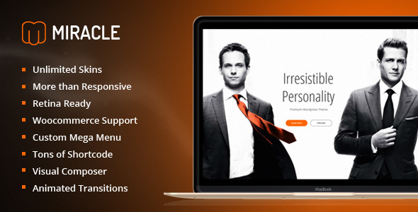 Miracle Preview Wordpress Theme - Rating, Reviews, Preview, Demo & Download