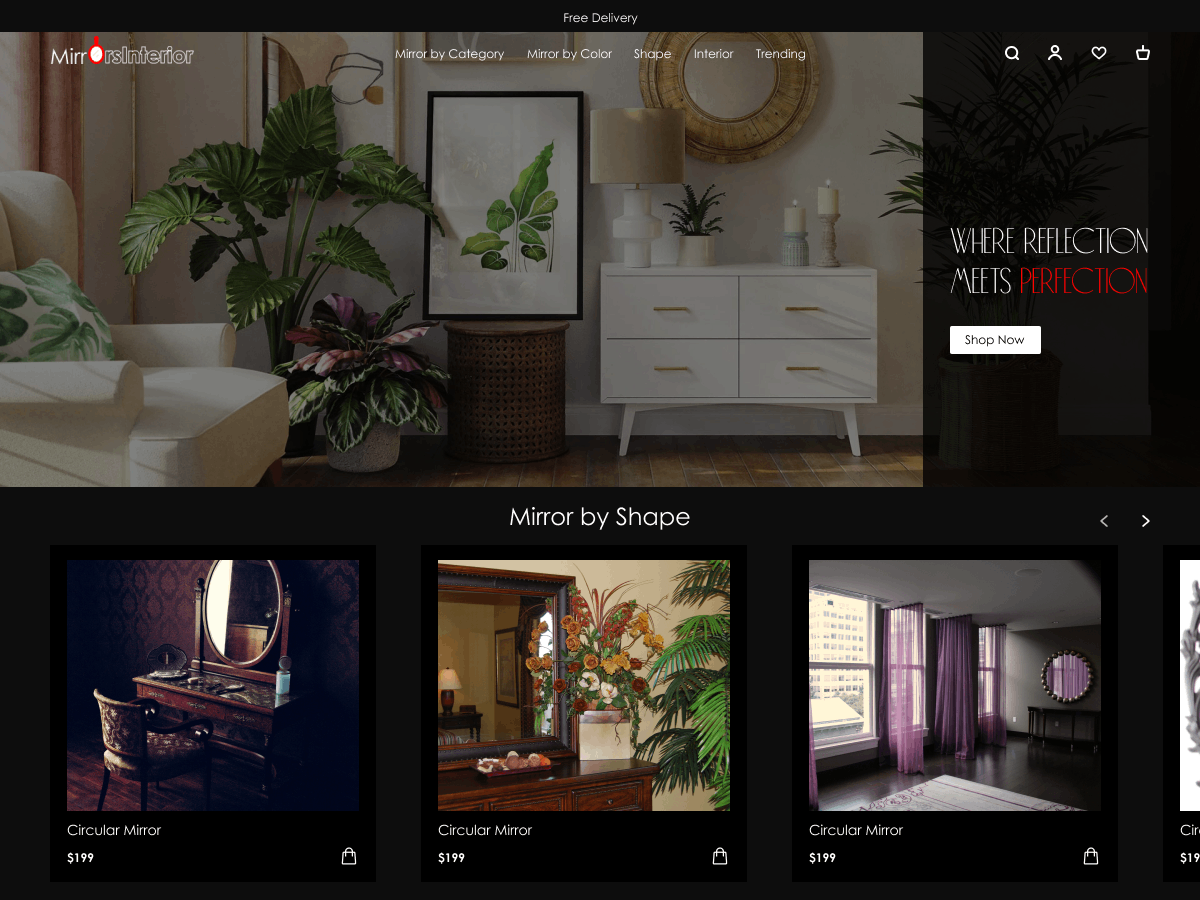 Mirrors Interior Preview Wordpress Theme - Rating, Reviews, Preview, Demo & Download