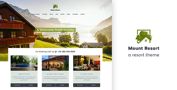Misty Mount Preview Wordpress Theme - Rating, Reviews, Preview, Demo & Download