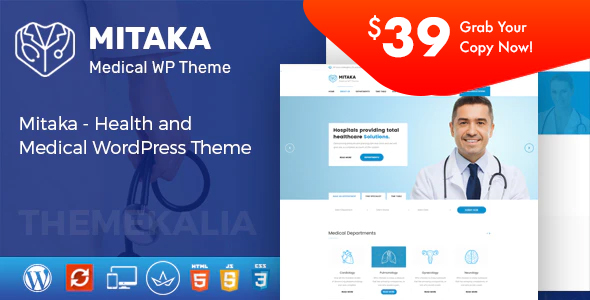 Mitaka Preview Wordpress Theme - Rating, Reviews, Preview, Demo & Download