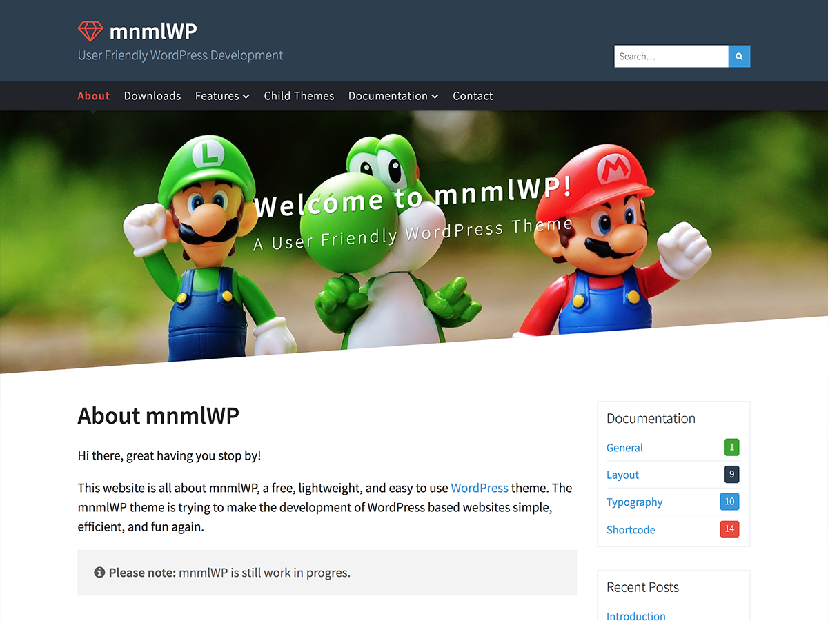 Mnmlwp Preview Wordpress Theme - Rating, Reviews, Preview, Demo & Download