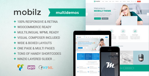 Mobilz Preview Wordpress Theme - Rating, Reviews, Preview, Demo & Download