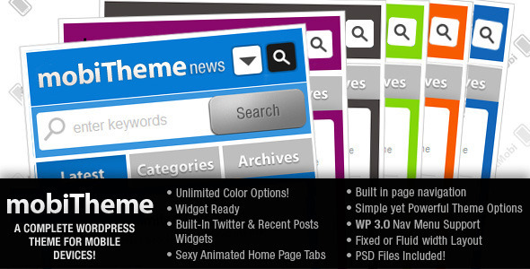 MobiTheme Preview Wordpress Theme - Rating, Reviews, Preview, Demo & Download