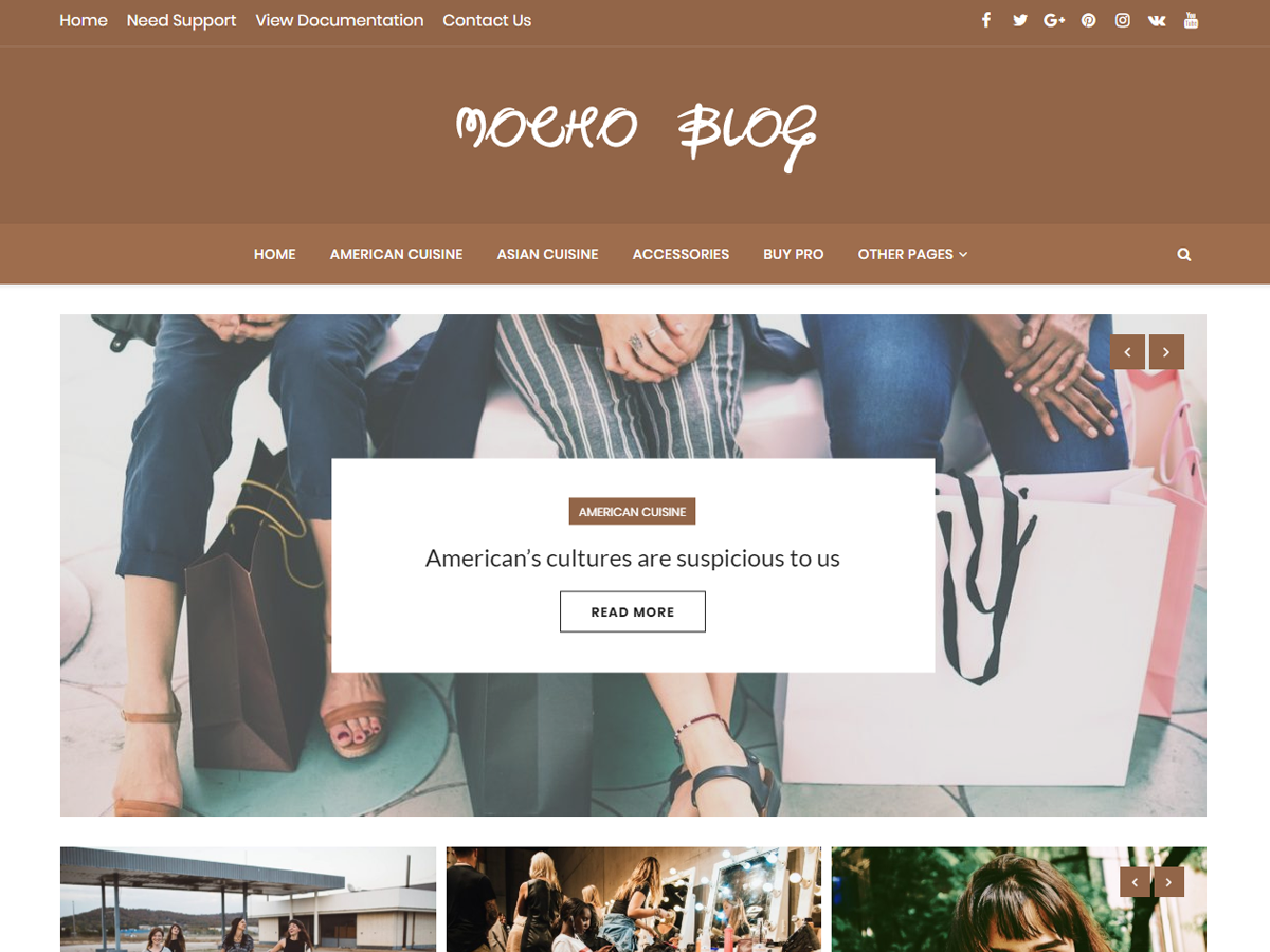 Mocho Blog Preview Wordpress Theme - Rating, Reviews, Preview, Demo & Download