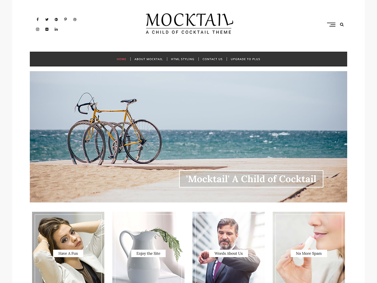 Mocktail Preview Wordpress Theme - Rating, Reviews, Preview, Demo & Download