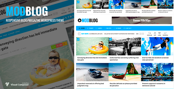 ModBlog Preview Wordpress Theme - Rating, Reviews, Preview, Demo & Download