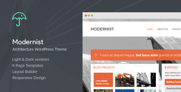 Modernist Preview Wordpress Theme - Rating, Reviews, Preview, Demo & Download