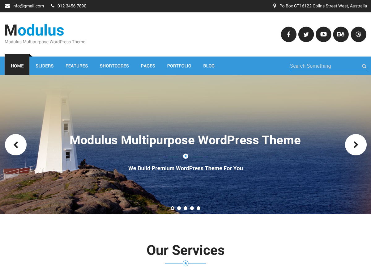 Modulus Preview Wordpress Theme - Rating, Reviews, Preview, Demo & Download