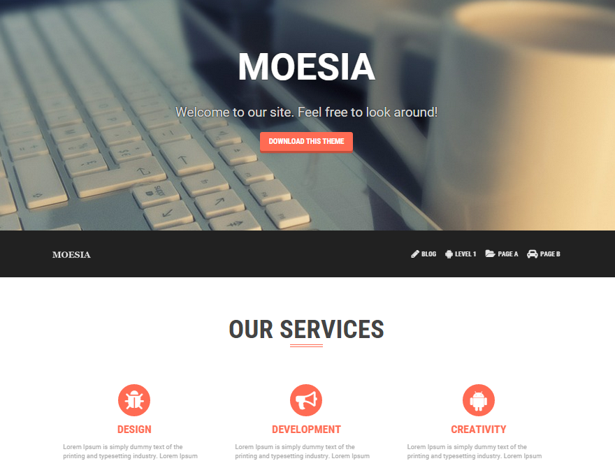 Moesia Preview Wordpress Theme - Rating, Reviews, Preview, Demo & Download