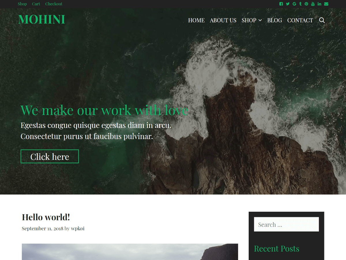 Mohini Preview Wordpress Theme - Rating, Reviews, Preview, Demo & Download