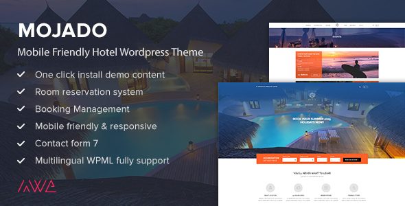 Mojado Preview Wordpress Theme - Rating, Reviews, Preview, Demo & Download