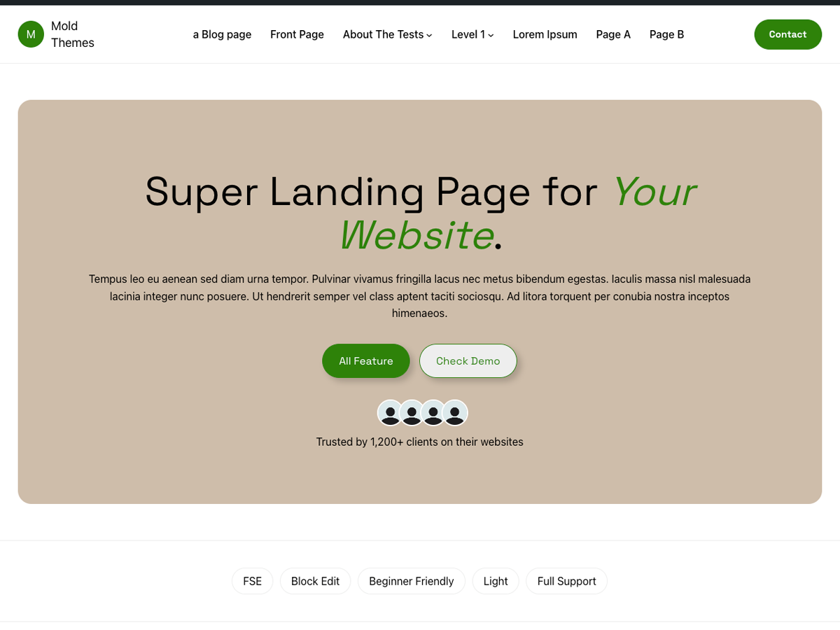 Mold Preview Wordpress Theme - Rating, Reviews, Preview, Demo & Download