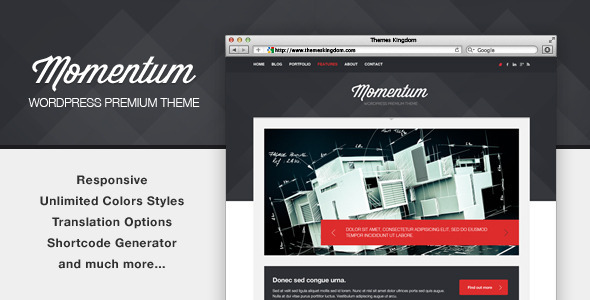 Momentum Preview Wordpress Theme - Rating, Reviews, Preview, Demo & Download