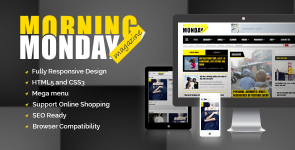Monday Morning Preview Wordpress Theme - Rating, Reviews, Preview, Demo & Download