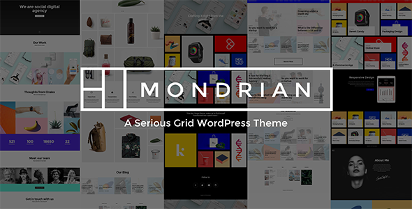 Mondrian Preview Wordpress Theme - Rating, Reviews, Preview, Demo & Download