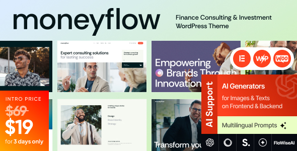 MoneyFlow Preview Wordpress Theme - Rating, Reviews, Preview, Demo & Download