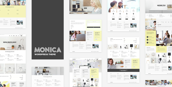 Monica Preview Wordpress Theme - Rating, Reviews, Preview, Demo & Download