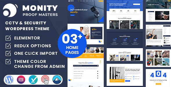 Monity Preview Wordpress Theme - Rating, Reviews, Preview, Demo & Download