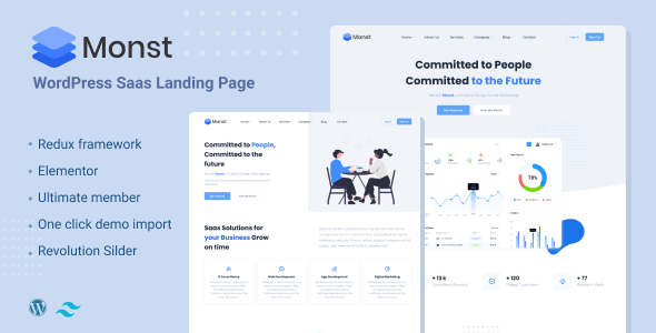 Monst Preview Wordpress Theme - Rating, Reviews, Preview, Demo & Download