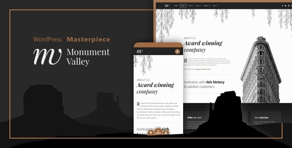 Monument Valley Preview Wordpress Theme - Rating, Reviews, Preview, Demo & Download