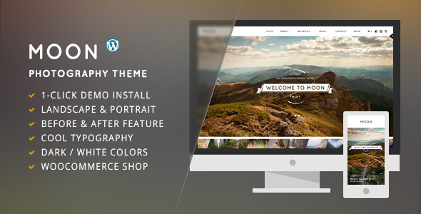 Moon Preview Wordpress Theme - Rating, Reviews, Preview, Demo & Download