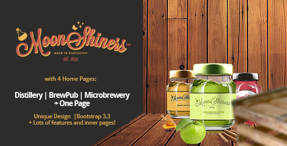 Moonshiners Preview Wordpress Theme - Rating, Reviews, Preview, Demo & Download