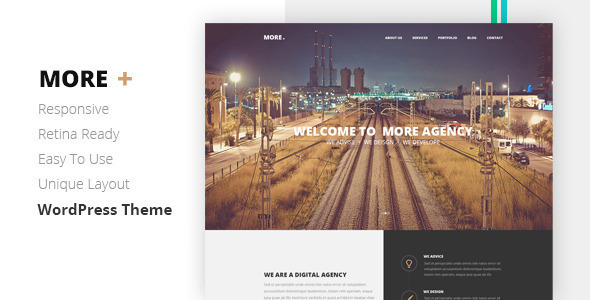 MORE Preview Wordpress Theme - Rating, Reviews, Preview, Demo & Download