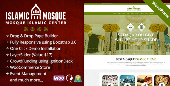 Mosque Preview Wordpress Theme - Rating, Reviews, Preview, Demo & Download