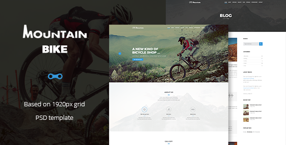 Mountain Bike Preview Wordpress Theme - Rating, Reviews, Preview, Demo & Download