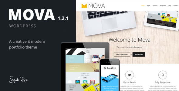 Mova Preview Wordpress Theme - Rating, Reviews, Preview, Demo & Download