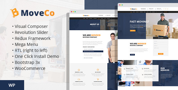 MoveCo Preview Wordpress Theme - Rating, Reviews, Preview, Demo & Download