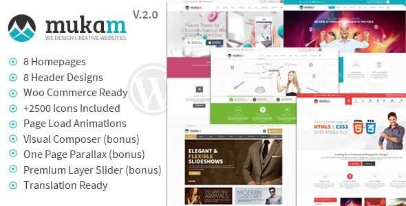 Mukam Preview Wordpress Theme - Rating, Reviews, Preview, Demo & Download