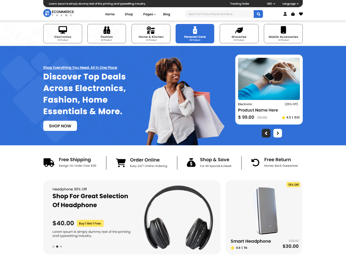 Multi Purpose Preview Wordpress Theme - Rating, Reviews, Preview, Demo & Download