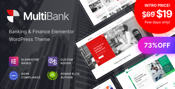 Multibank Preview Wordpress Theme - Rating, Reviews, Preview, Demo & Download