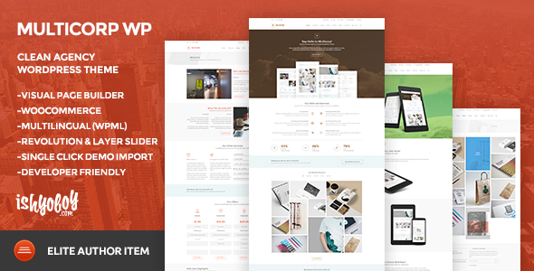 Multicorp WP Preview Wordpress Theme - Rating, Reviews, Preview, Demo & Download