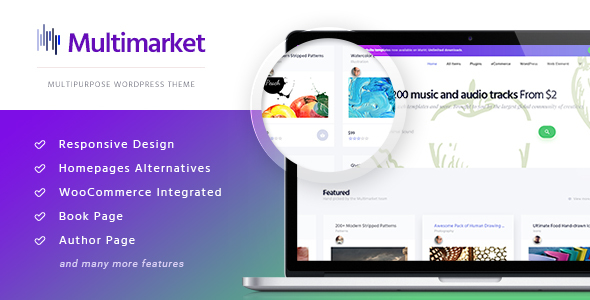 Multimarket Preview Wordpress Theme - Rating, Reviews, Preview, Demo & Download