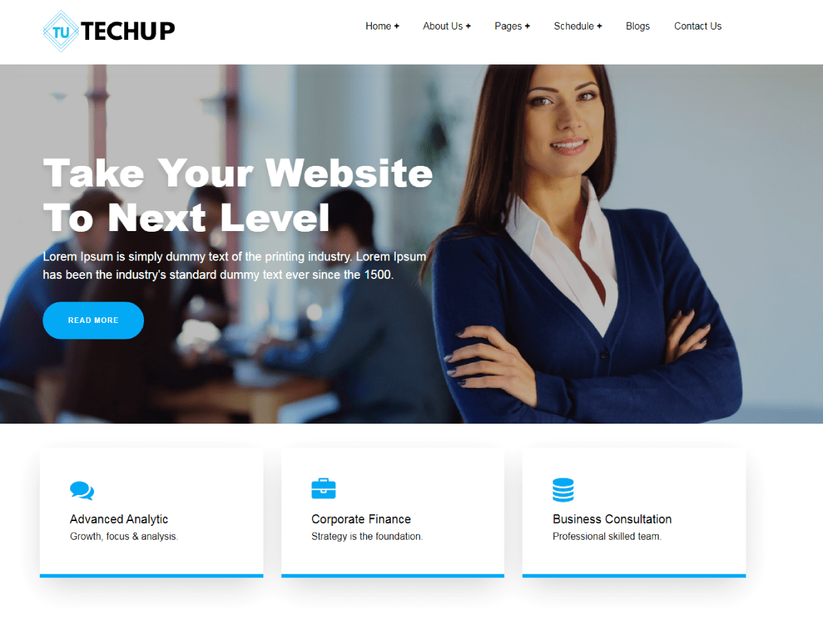 Multipurpose Techup Preview Wordpress Theme - Rating, Reviews, Preview, Demo & Download