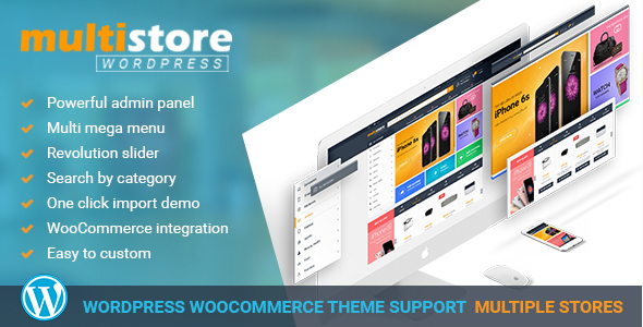 MultiStores Preview Wordpress Theme - Rating, Reviews, Preview, Demo & Download