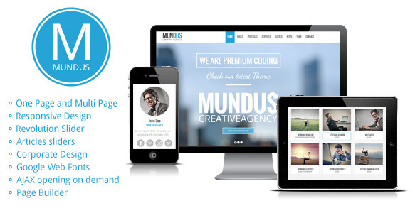 Mundus Preview Wordpress Theme - Rating, Reviews, Preview, Demo & Download