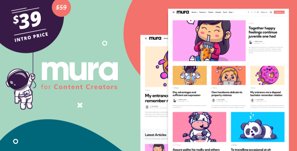 Mura Preview Wordpress Theme - Rating, Reviews, Preview, Demo & Download