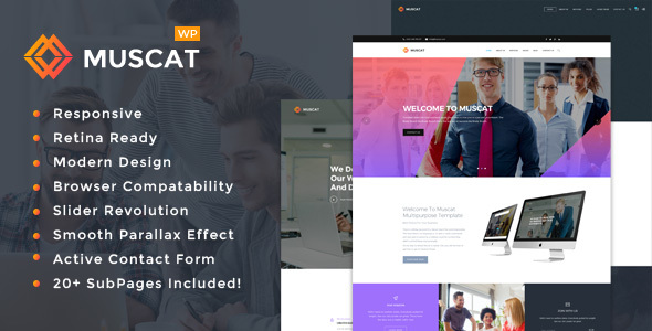 Muscat Preview Wordpress Theme - Rating, Reviews, Preview, Demo & Download